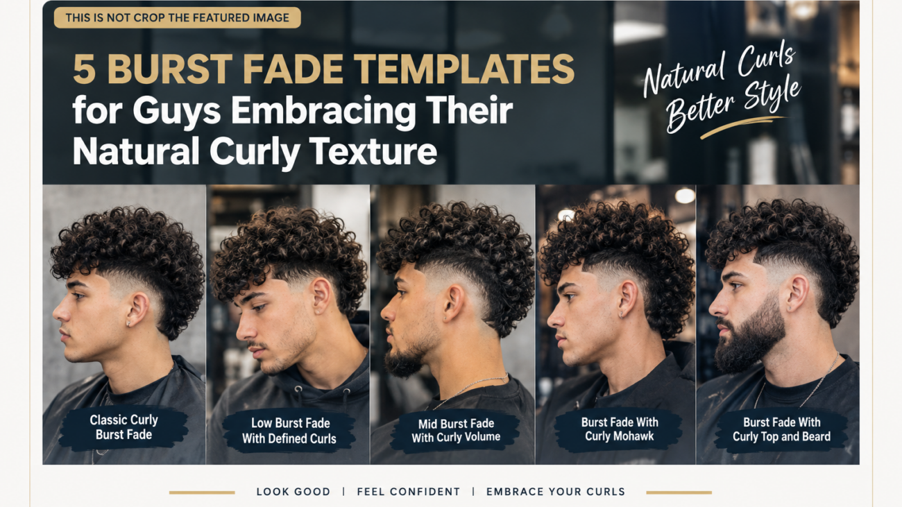 5 burst fade templates for men with natural curly hair and textured curls