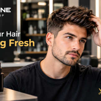 MEN ZONE Barbershop in Vaughan featuring a modern men’s haircut and grooming style, with tips for keeping hair looking fresh all day.